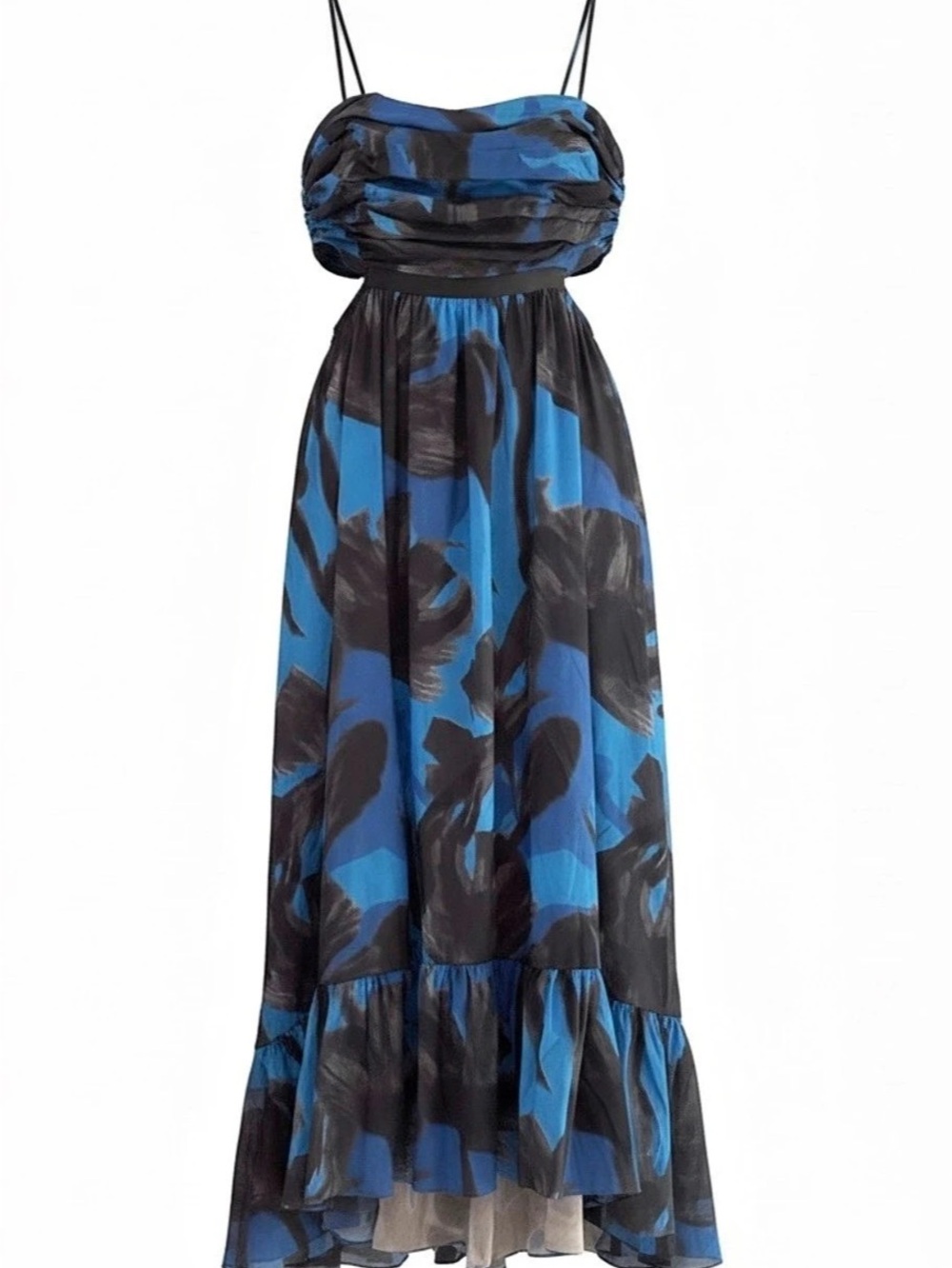 Hutch x Anthropologie Mabel Cutout Cotton Maxi Dress L